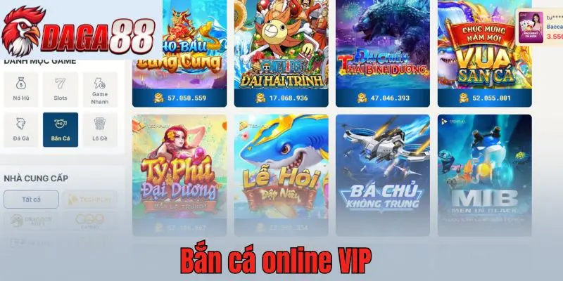 Bắn cá online VIP