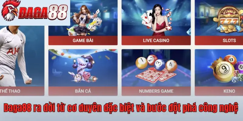 Daga88 ra đời từ cơ duyên đặc biệt và bước đột phá công nghệ
