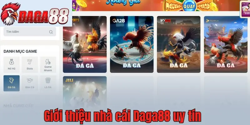 Giới thiệu nhà cái Daga88 uy tín