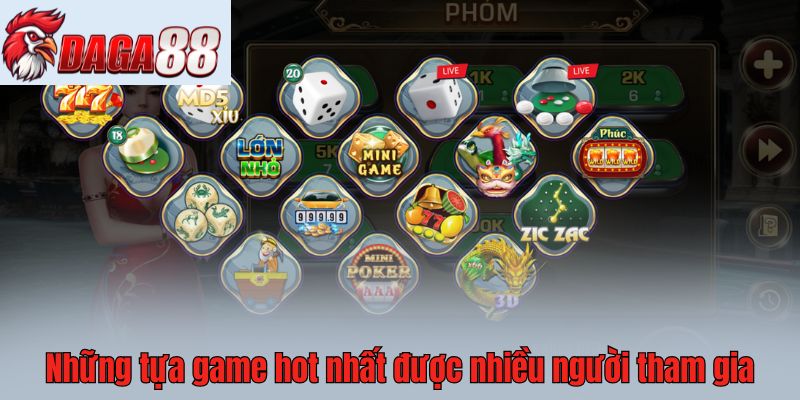 Những tựa game hot nhất được nhiều người tham gia 