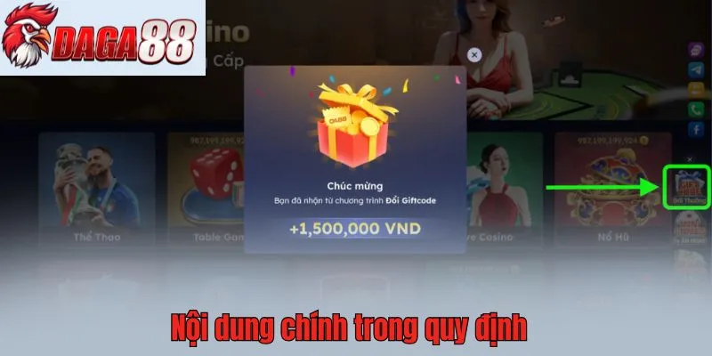 Nội dung chính trong quy định