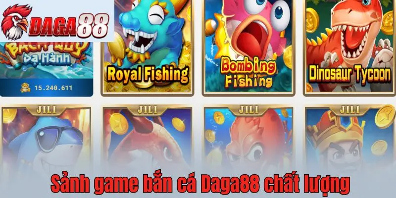 Sảnh game bắn cá Daga88 chất lượng
